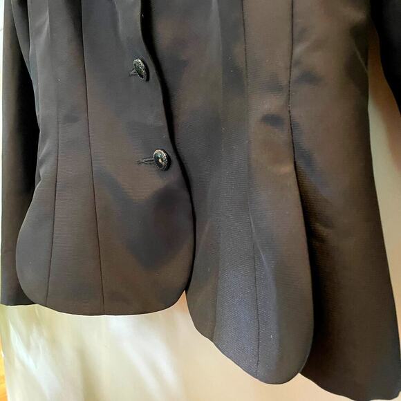 Neiman Marcus Designer Evening Jacket Blazer | Black Tailored, Womens 10, $795 - Picture 7 of 11